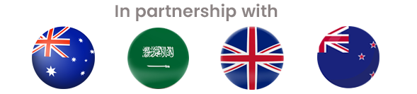 In partnership with Australia, Saudi Arabia, the United Kingdom and New Zealand